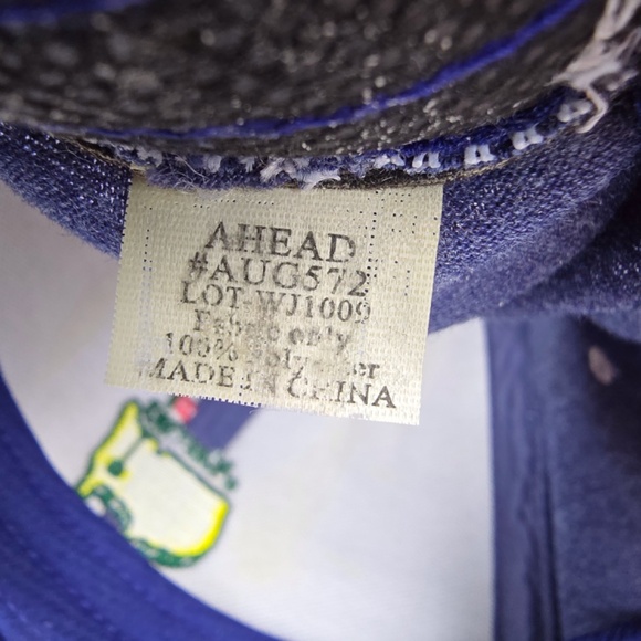 Masters Heathered Blue Performance Mesh Back Hat Augusta National Golf - Picture 10 of 10